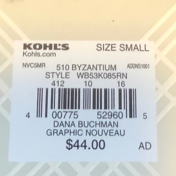 Dana BUCHMAN Fuchsia & Black  top. Size small - Picture 6 of 10